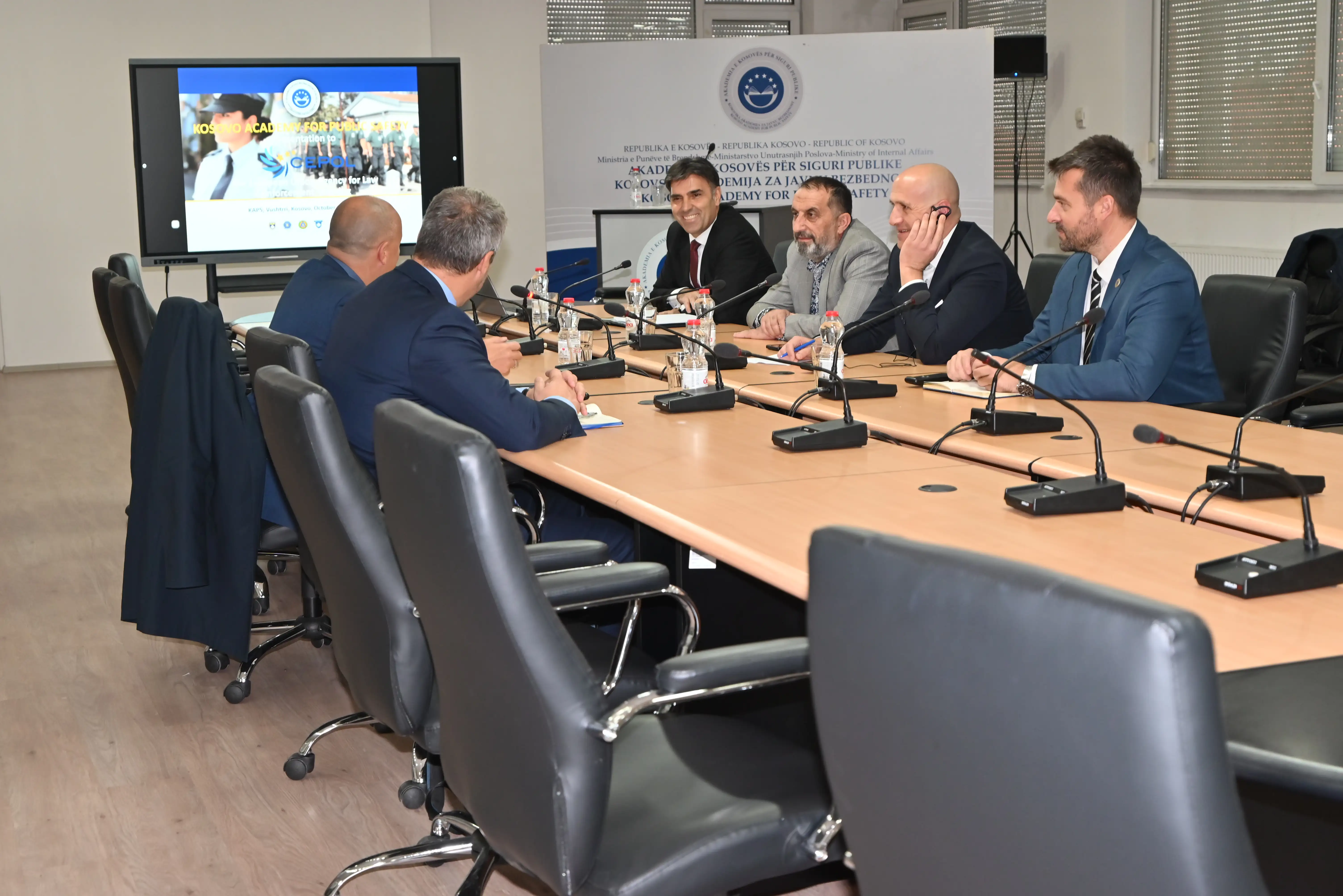 Drejtori Ekzekutiv i CEPOL-it Jan Pecháček vizitoi Akademinë e Kosovës për Siguri Publike